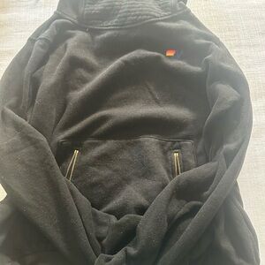 Black Hoodie with Front Pockets